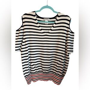 North Style Cold Shoulder Sweater